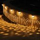 thumbnail image 4 of Luces de poste de valla Solar libre iluminación decorativa de cubierta del montaje de , lámpara de Sensor luz de pared impermeable Luz calida, 4 of 8