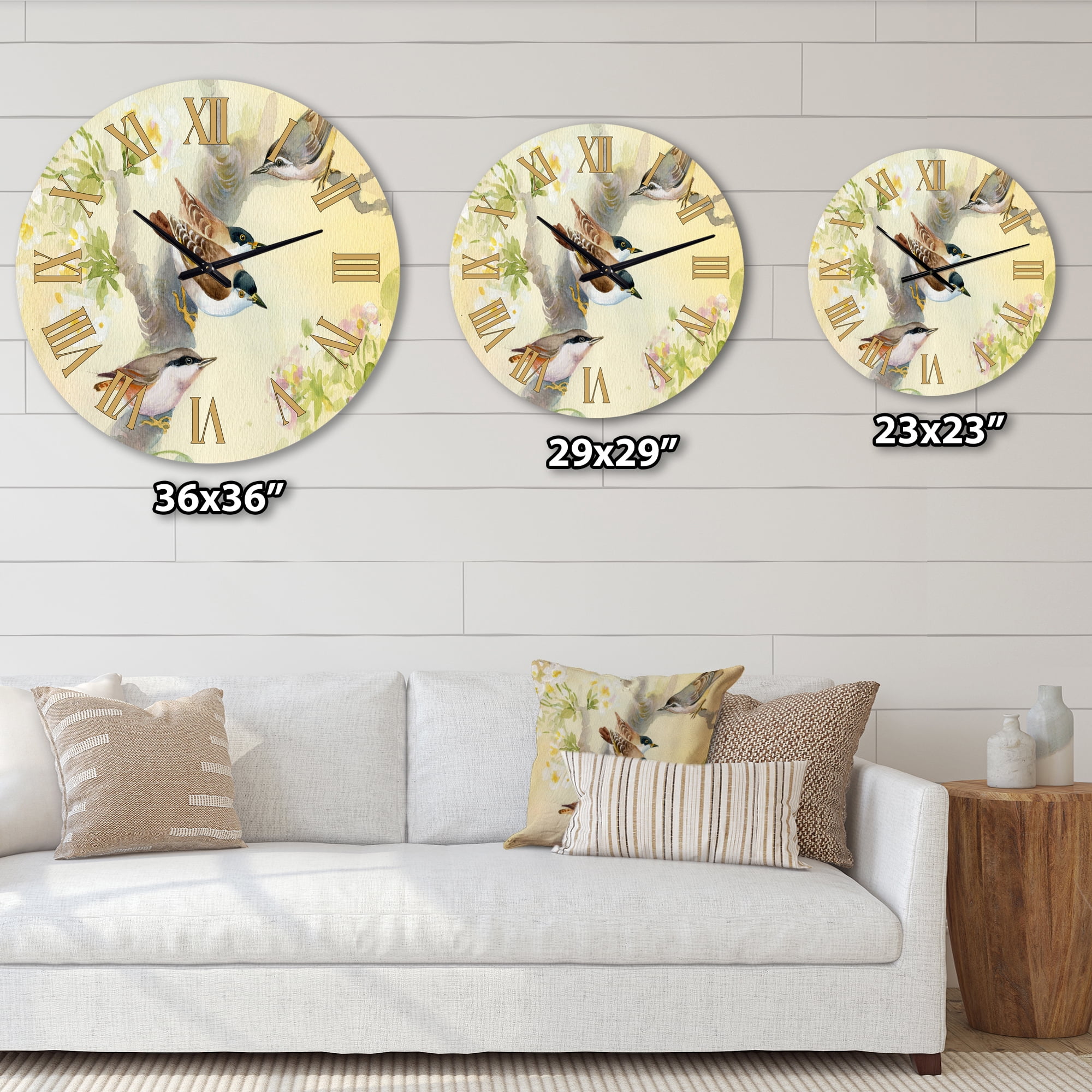 Designart 1 in Traditional Wall Clock