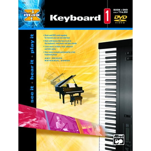 Pre-Owned Alfred's Max Keyboard, Bk 1: See It * Hear It * Play It, Book & DVD [With DVD] (Paperback) 0739034707 9780739034705