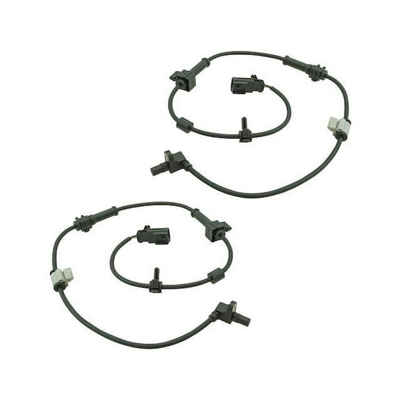Front ABS Wheel Speed Sensor Set 2 Piece - Compatible with 2002 - 2009 GMC Envoy 2003 2004 2005 2006 2007 2008