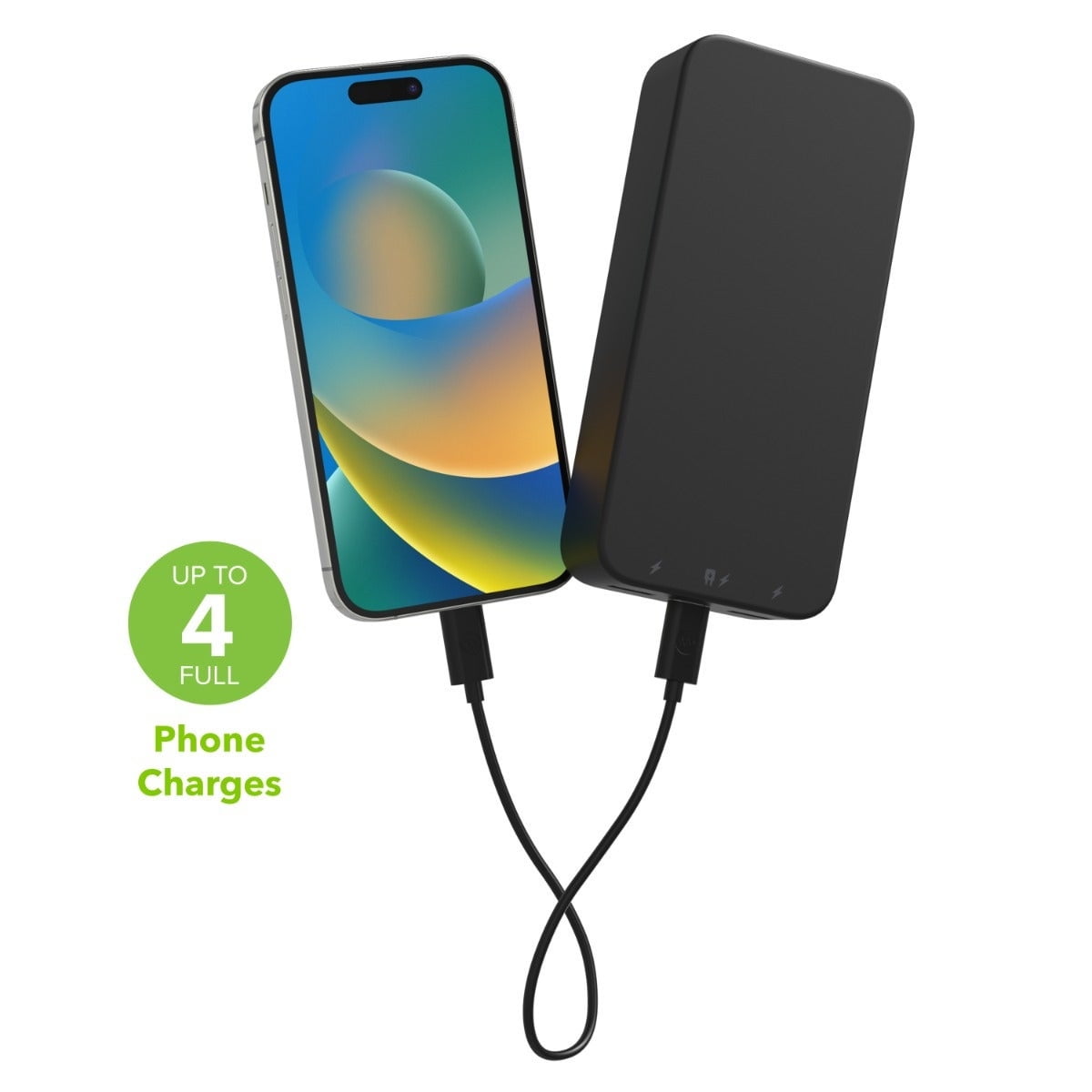 mophie Powerstation XL Power Bank 2023 - 20 000 mAh Large Internal Battery (2) USB-A Ports and (1) 20W USB-C PD Fast Charging Input/Output Port Travel-Friendly