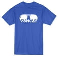 thumbnail image 1 of Funcle Glasses Fun Uncle Graphic Men's Royal Blue T-shirt, 1 of 1