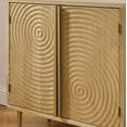 thumbnail image 6 of Art Leon 2 Drawer Console Table Rustic Buffet Cabinet Kitchen Table Pine Wood Finished, 6 of 7