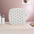 thumbnail image 5 of Unique Bargains 1 Pc Versatile Square Dots Travel Makeup Bag for Travel White Gray Polyester, 5 of 6