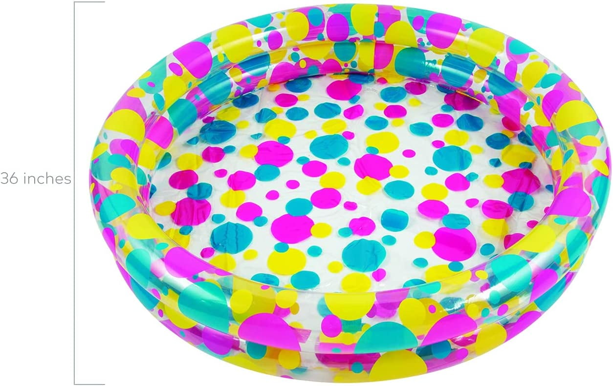Fun Express Duck Pond Pool Kiddie Pool Multicolor 1 Piece 3 ft