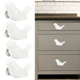 thumbnail image 4 of 4 Pack Ceramic Knobs Cabinet Handle Furniture Kitchen Handle Knobs and Pulls for Cabinets with Screws, 4 of 7