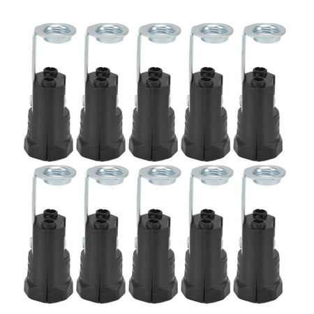 

E12 Lamp Holder 10PCS Heat Resistance 125V E12 Hanging Light Lampholder For Office 43mm / 1.7in 54mm / 2.1in 62mm / 2.4in 70mm / 2.8in 78mm / 3.1in 88mm / 3.5in 95mm / 3.7in