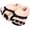 Black, variant on Big Toe Shoes,Cartoon Toe Shoes,Warm Soft Slippers,Male Female Winter Cartoon Funny Indoor Shoes
