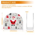thumbnail image 4 of Yayeee Napkin Holder for Table Set of 2 Kitchen Paper Tissue Organization, Gray Christmas Santa, 4 of 8