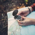 thumbnail image 1 of Flipopen Compass,J35A Vintage Portable Zinc Zinc Alloy Compass Compass Tried and Trusted, 1 of 11