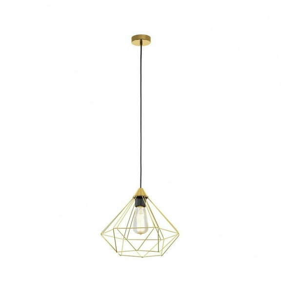 43679A-Eglo Lighting-Tarbes - 15W 1 Led Pendant In Transitional Style 9.41 Inches Tall And 12.8 Inches Wide     -Traditional Installation
