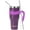 Purple, variant on Ezprogear 40 oz Stainless Steel Tumbler Double Wall Travel Cup Vacuum Insulated Mug with Lid & Straws (Carnation Pink)