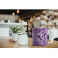 thumbnail image 6 of MUGBREW 11 Oz Ceramic Tea Cup Coffee Mug, Pink Purple Butterflies, 6 of 7