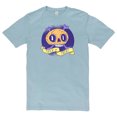 thumbnail image 2 of Oversized Trick Or Teat Skull Graphic Design Unisex Ring Spun Combed Cotton Short Sleeve Deluxe Jersey T-Shirt - Blue Mist 3XL, 2 of 4