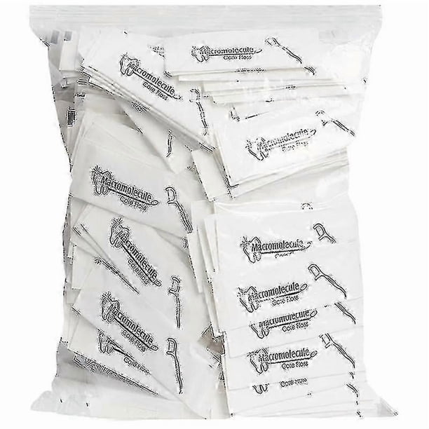 500pcs Dental Floss Stick Dental Floss Individually Packaged Disposable Floss Stick Floss Pick
