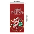 thumbnail image 3 of Loyerfyivos Christmas Door Cover Decoration, Santa Claus Door Cover Xmas Door Hanging Banner Christmas Eve Background for Home Front Door Holiday New Year Decoration (Red), 3 of 9