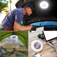 thumbnail image 3 of Lámpara Ventilador Solar Recargable Camping 3 Velocidades USB LED Colgante, 3 of 11