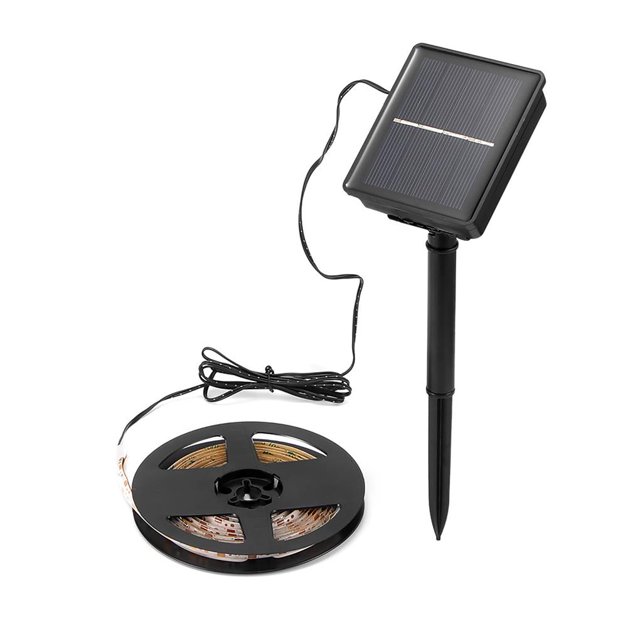 Billuyoard 90LED Solar Powered LED Tira de luz Flexible String Lighting Impermeable Fiesta de Navidad Iluminación y accesorios No.1 Billuyoard HA025396-01