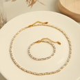 thumbnail image 4 of Women's Fashion Jewelry Set – Cubic Zirconia Necklace and Bracelet, Simple and Stylish Set, 4 of 6