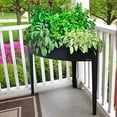 thumbnail image 4 of Corner Planter Metal Raised Garden Bed- Flower, herb or Vegetable Container, Gardening Outdoor Flower Pot, 4 of 7