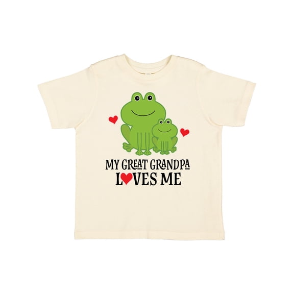 Inktastic My Great Grandpa Loves Me Boys Boys Toddler T-Shirt