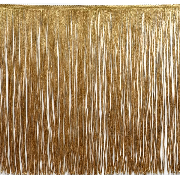 Brown Chainette Fringe 10-Yard Polyester Fringe Rolls for Arts and Crafts 2-Inch Long 