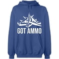 thumbnail image 2 of OXI Hoodie Sweatshirt - Basic Casual Hoodie for Men's and Women Fleece Hoodie Long Sleeve - Indigo Blue Medium, 2 of 3