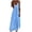 Blue, variant on Floral Maxi Dress Women Sleeveless Casual Long Summer Dresses Beach Sundresses Plus Size Womens Clothing