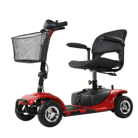 4 Wheel Travel Transportable Scooter Disabled Elderly Kid Scooter Folding Bike