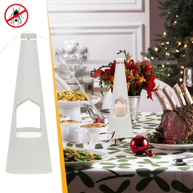 Ventilador Repelente de Insectos para Mantener Las Moscas y Los Insectos Alejados de Sus Alimentos. Disfrute de Una Comida Al Aire Libre.