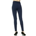 thumbnail image 6 of Kuda Moda Women 3 inch Wide Waistband Full Length Ankle Legging Pants Yoga Sports, 6 of 6