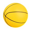 thumbnail image 2 of Pelota deportiva para niños que rebota y juega, juguete educativo hecho de material ligero y suave. Baloncesto amarillo, 2 of 9