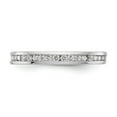 thumbnail image 3 of 14k White Gold Polished Size 7 Channel-set 1/2 carat Diamond Complete Eternity Band, 3 of 6