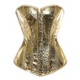 thumbnail image 1 of Liquidación de Naughtyhood: Tops de corsé para mujer, corsé gótico renacentista steampunk, body sexy con botonadura, corsé de Halloween, body integral con lentejuelas doradas, tops ajustados sin, 1 of 1