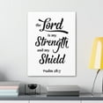 thumbnail image 3 of Scripture Walls Psalm 28:7 The Lord Is My Strength & Shield Bible Verse Canvas Christian Wall Art Ready To Hang Unframed, 3 of 17