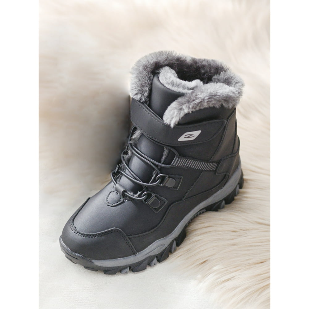 Own Shoe Boys Winter Snow Boots Fur Lined Snow Shoes Waterproof