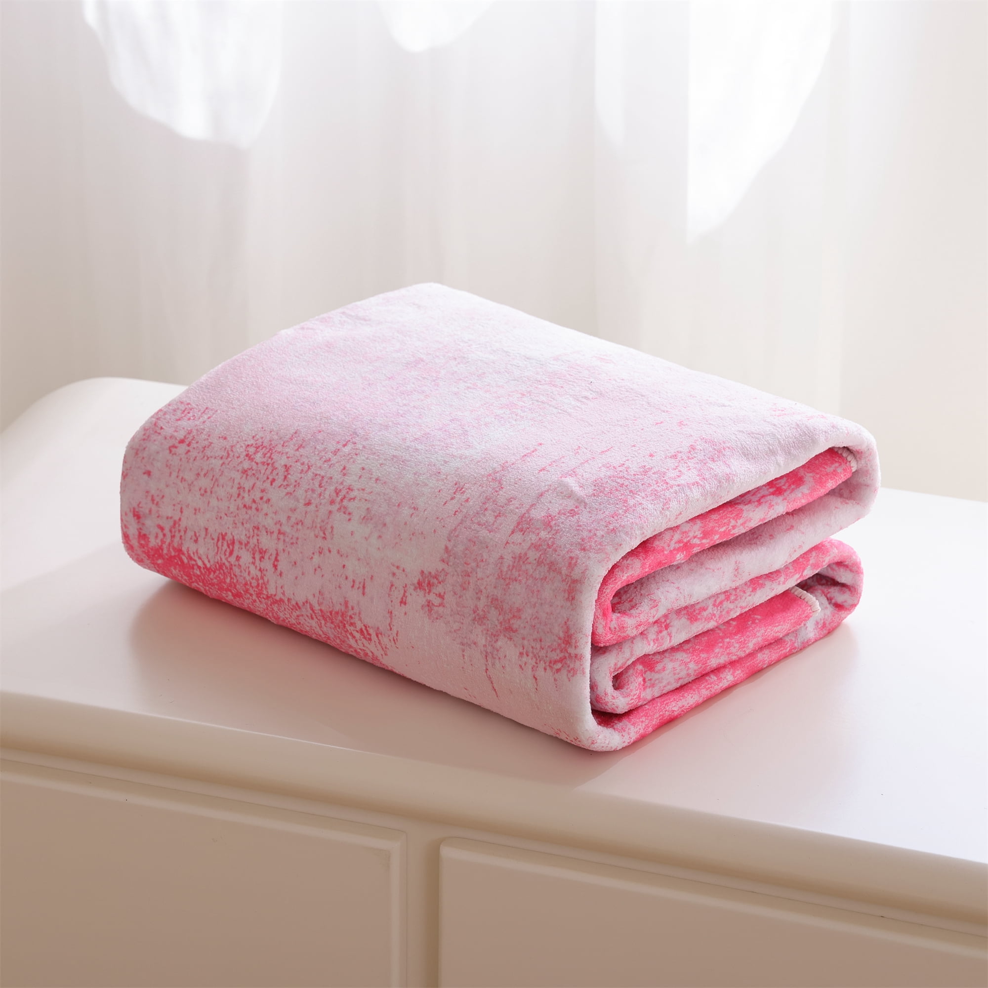 SPRINDAY Abstract Area Rug for living room, Low-Pile 5'x7' Rugs with Non-Slip Backing, Pink Carpet