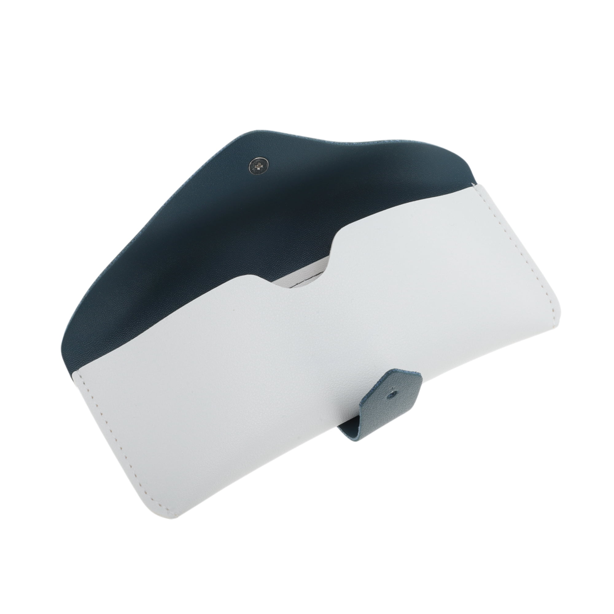 Unique Bargains Soft Eyeglasses Case Portable Eyeglasses Storage 1 Pc White