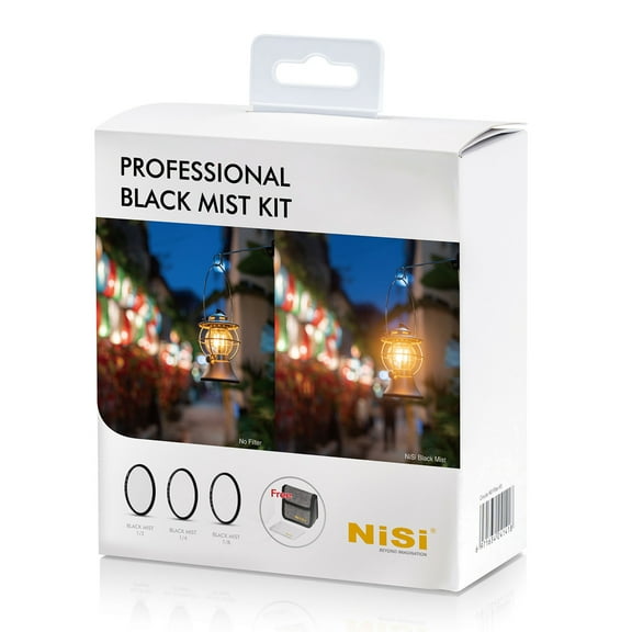 NiSi 58mm Professional Black Mist Kit with 1/2, 1/4, 1/8 and Case
