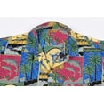 thumbnail image 4 of HAPPY BAY Men's Hawaiian Shirts Short Sleeve Button Down Shirt Mens Summer Shirts Casual Beach Holiday Hawaii Island Shirts for Men Funny M Dolphin Turtle, Multicoloured, 4 of 6