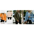 thumbnail image 5 of PUWEI Women's Sherpa Fleece Cropped Jacket Fuzzy Warm Coat Button Down Outwear with Pockets, 5 of 7