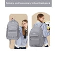 thumbnail image 7 of AoDai School Backpack for College High Middle School Fashion Student bag, Cute Aesthetic Teen Bookbag for Teens Women, Beige, 7 of 7