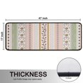 thumbnail image 5 of Kitchen Rugs Sets Of 2,Pink Striped Floral Boho Pattern Anti Fatigue Kitchen Mat Rugs Non Slip Washable,Decorative Kitchen Floor Mats for Kitchen,Sink,Laundry,17"x47"+17"x47", 5 of 5