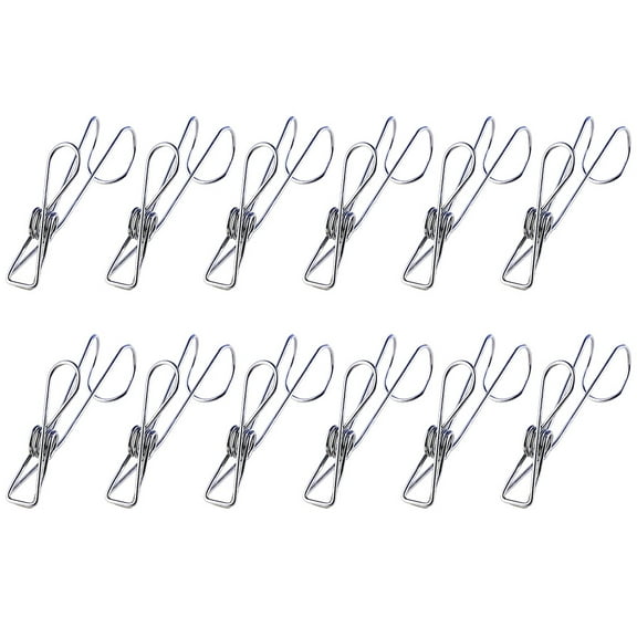 LIFKOME 1 Set Stainless Steel Clothespins for Home and Kitchen and Travel Use