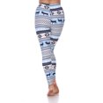 thumbnail image 4 of White Mark Leggings à Imprimé des Fêtes pour Femmes, 4 of 5