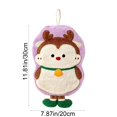 thumbnail image 3 of Yeciiwht Decorative Christmas Hand Towel Coral Fleece Hanging Hand Towel – Absorbent Festive Towels for Bathroom, Kitchen & Holiday Home Use, 3 of 6