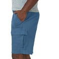 thumbnail image 4 of Men's Casual Twill Elastic Cargo Shorts Below Knee Relaxed Fit Multi-Pockets Capri Long Shorts 3/4 Outdoor Pants, 4 of 7