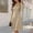 a1000_Khaki, variant on Long Sleeve Midi Dresses for Women Dresses Outfits Party V-Neck,Solid Color Mujer Ladies Dress