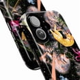 thumbnail image 2 of Laser Space Cat Phone Case, Funny Cosmic Cat Battle Design, Quirky Galaxy iPhone Cover for iPhone 16 15 14 13 12 11 Plus Pro Max Mini, 2 of 6