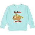 thumbnail image 2 of Inktastic My Nana Loves Me Sloth Toddler Sweatshirt, 2 of 4